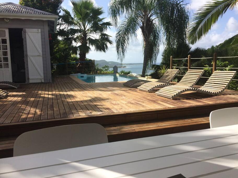 La Charmante Villa Coco Avec Magnifique Vue Mer Le Marin Zewnętrze zdjęcie