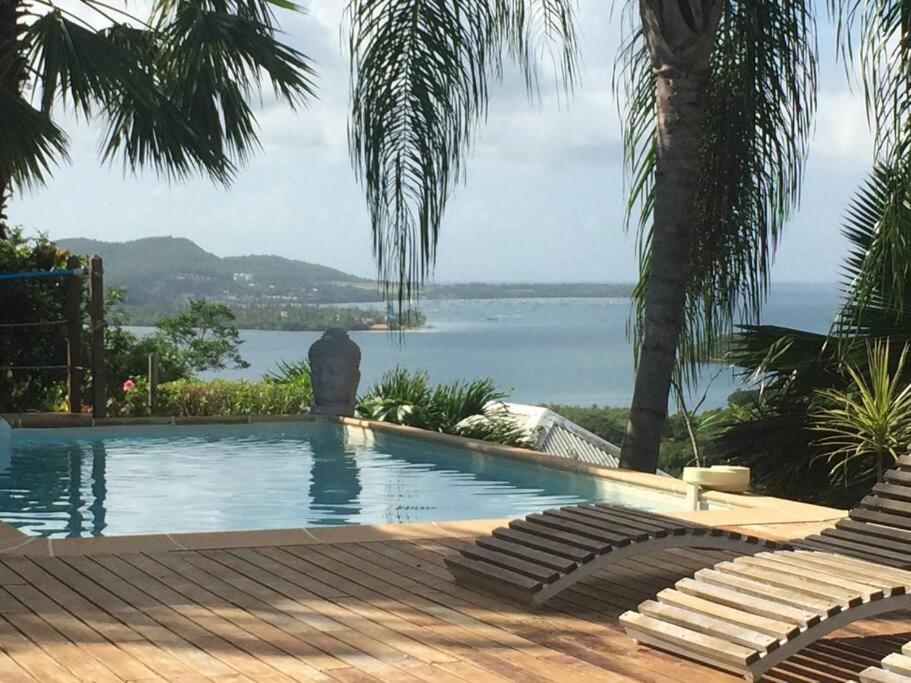 La Charmante Villa Coco Avec Magnifique Vue Mer Le Marin Zewnętrze zdjęcie